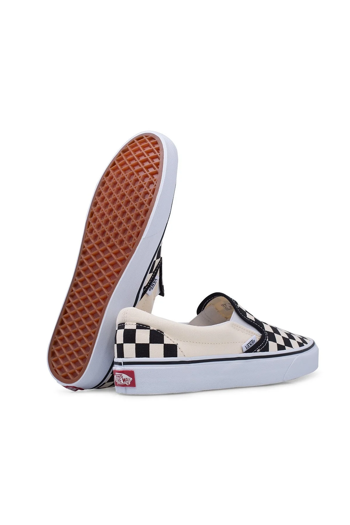 Vans Classic Slip-On Unisex Ayakkabı VN000EYEBWW1 SİYAH-BEYAZ - 4