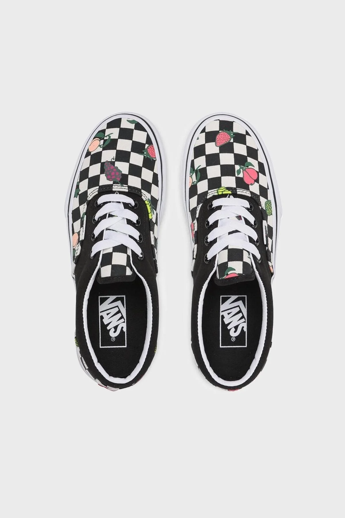 Vans Era Desenli Sneaker Bayan Ayakkabı VN0005UEBA21 SİYAH-BEYAZ - 4
