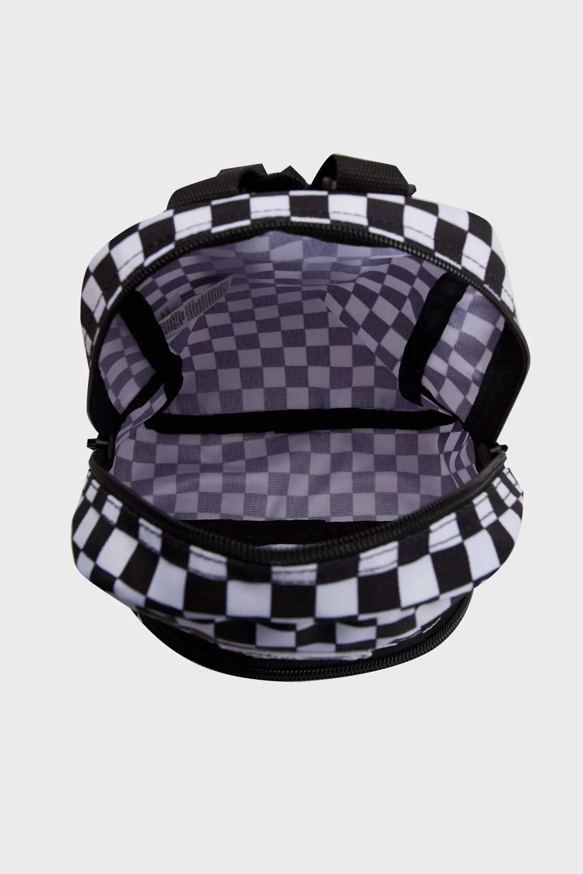 Vans Got This Damalı Fermuarlı Unisex Sırt Çantası VN000HDJY281 SİYAH-BEYAZ - 4