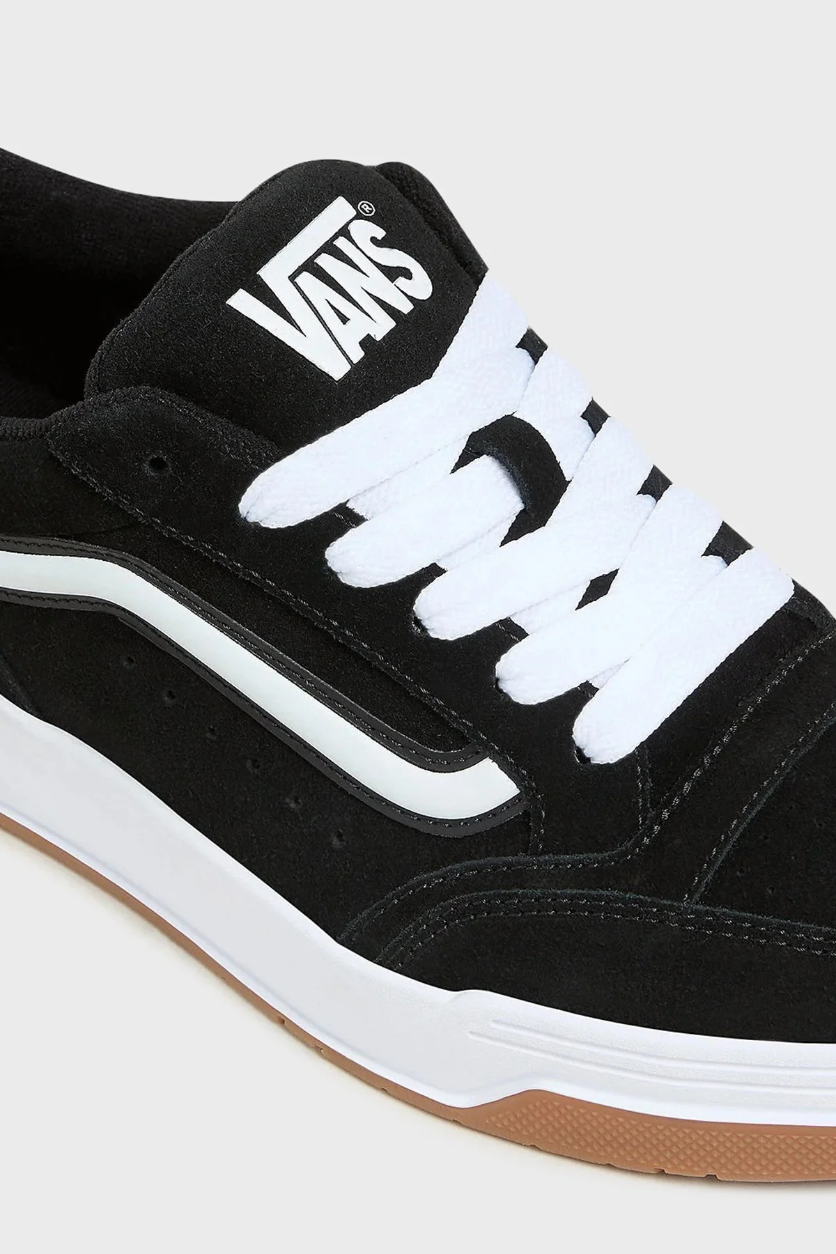 Vans Hylane Kalın Tabanlı Süet Sneaker Unisex Ayakkabı VN000D819X11 SİYAH-BEYAZ - 6