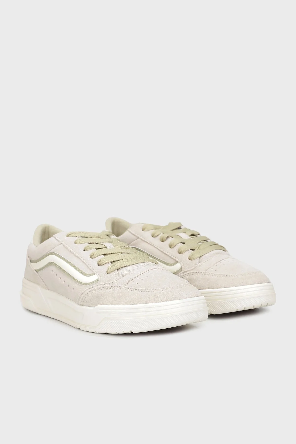 Vans Hylane Logolu Süet Sneaker Unisex Ayakkabı VN000D1JBYS1 BEJ - 10