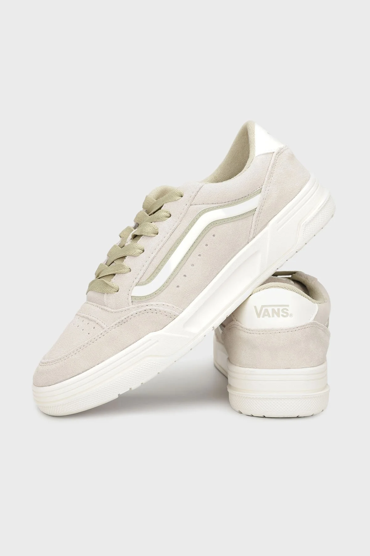 Vans Hylane Logolu Süet Sneaker Unisex Ayakkabı VN000D1JBYS1 BEJ - 11