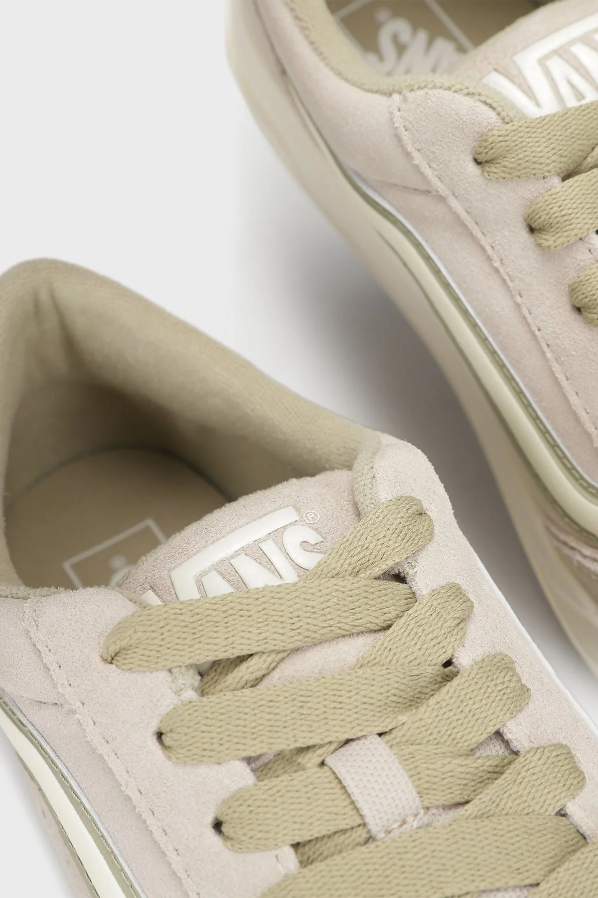 Vans Hylane Logolu Süet Sneaker Unisex Ayakkabı VN000D1JBYS1 BEJ - 12