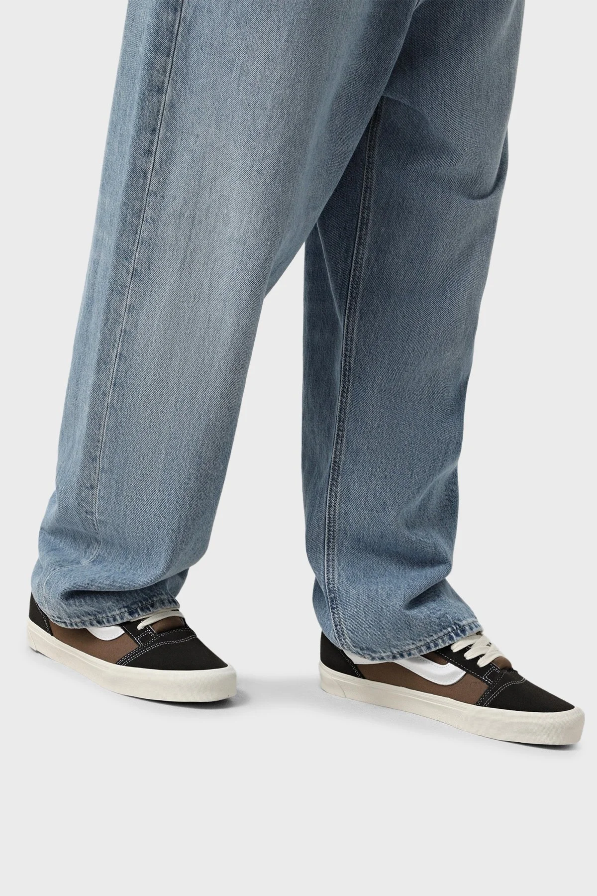 Vans Knu Skool Deri Logolu Sneaker Unisex Ayakkabı VN000D22BW21 KAHVE - 2