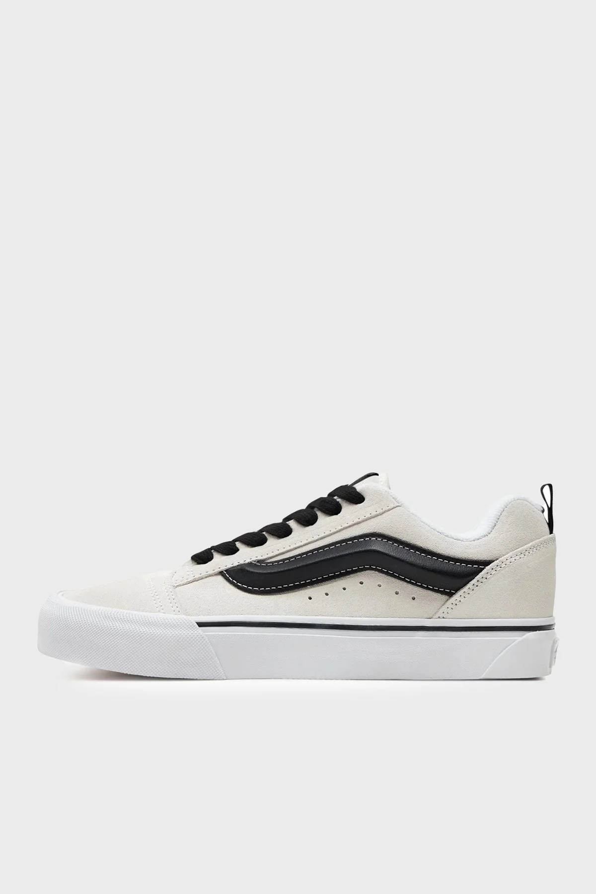 Vans Knu Skool Sneaker Erkek Ayakkabı VN0009QCYB21 BEYAZ-SİYAH - 3