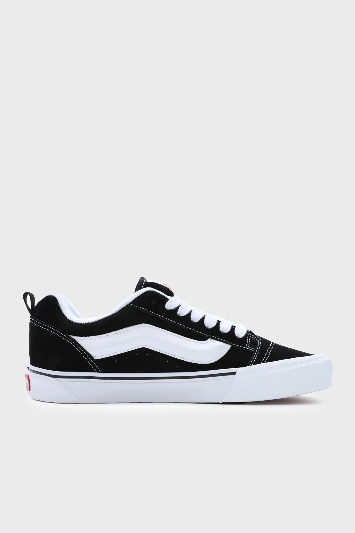 Vans Knu Skool Sneaker Unisex Ayakkabı VN0009QC6BT1 SİYAH-BEYAZ - 1