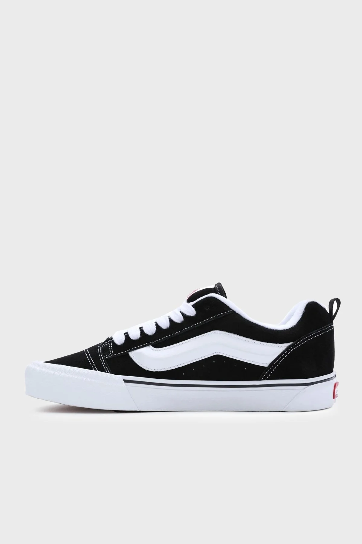 Vans Knu Skool Sneaker Unisex Ayakkabı VN0009QC6BT1 SİYAH-BEYAZ - 4