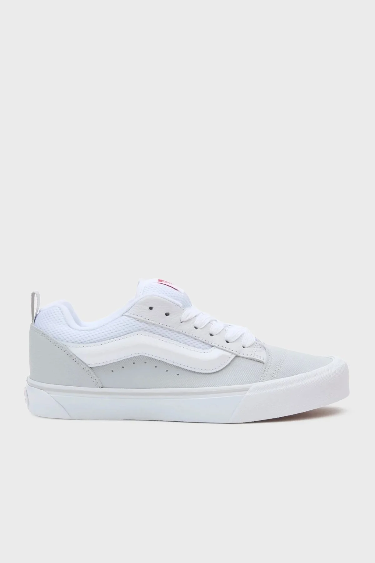 Vans Knu Skool Sneaker Unisex Ayakkabı VN0009QCYF91 BEYAZ-KIRMIZI - 4