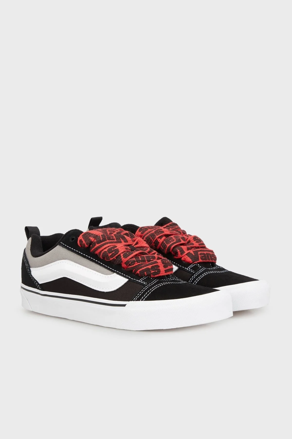Vans Knu Skool Süet Sneaker Unisex Ayakkabı VN0009QCBA21 SİYAH-BEYAZ - 3
