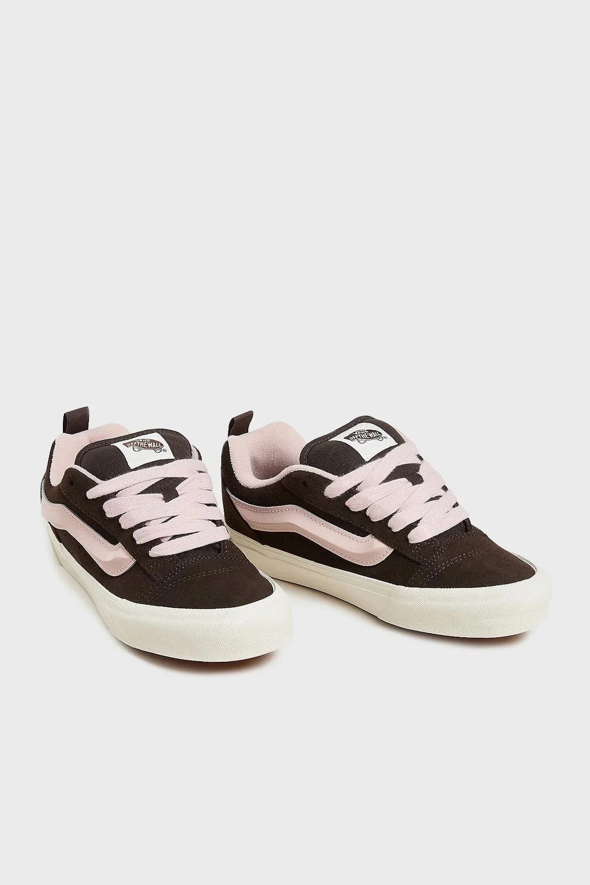 Vans Knu Skool Süet Sneaker Unisex Ayakkabı VN000D75O3N1 SİYAH-PEMBE - 3