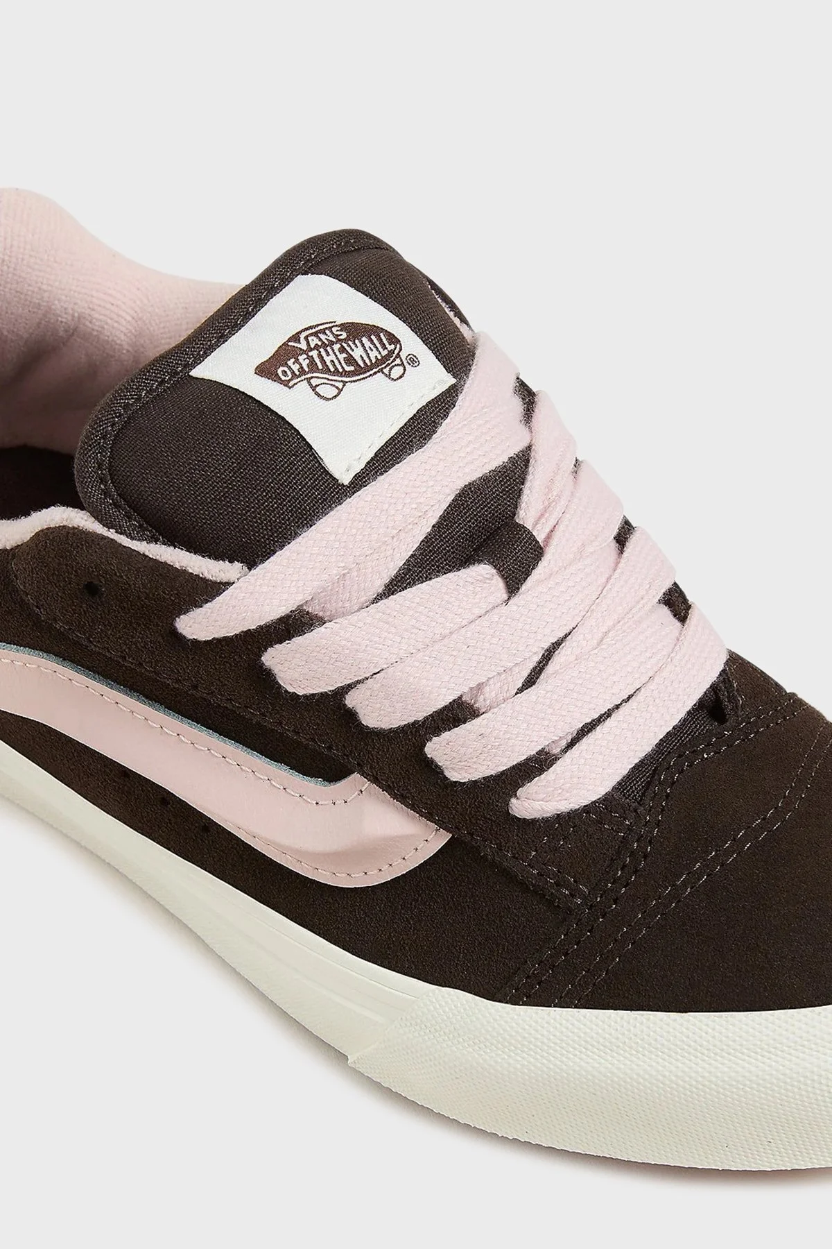 Vans Knu Skool Süet Sneaker Unisex Ayakkabı VN000D75O3N1 SİYAH-PEMBE - 5
