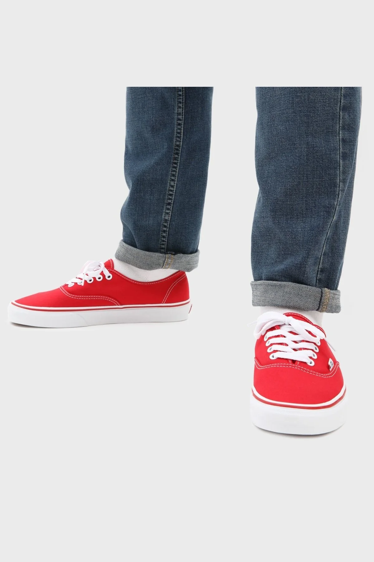 Vans Logolu Günlük Spor Authentic Unisex Ayakkabı VN000EE3RED 1 KIRMIZI - 4