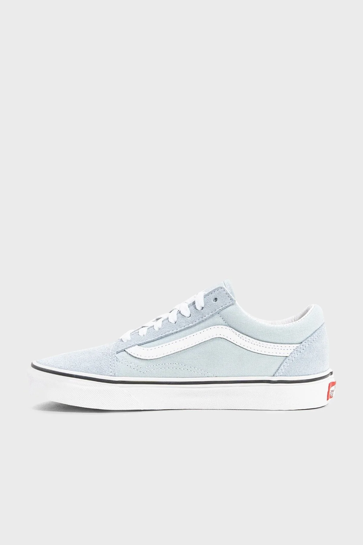 Vans Logolu UA Old Skool Günlük Spor Unisex Ayakkabı VN0A38G1Q6K1 Açık Mavi-Beyaz - 2