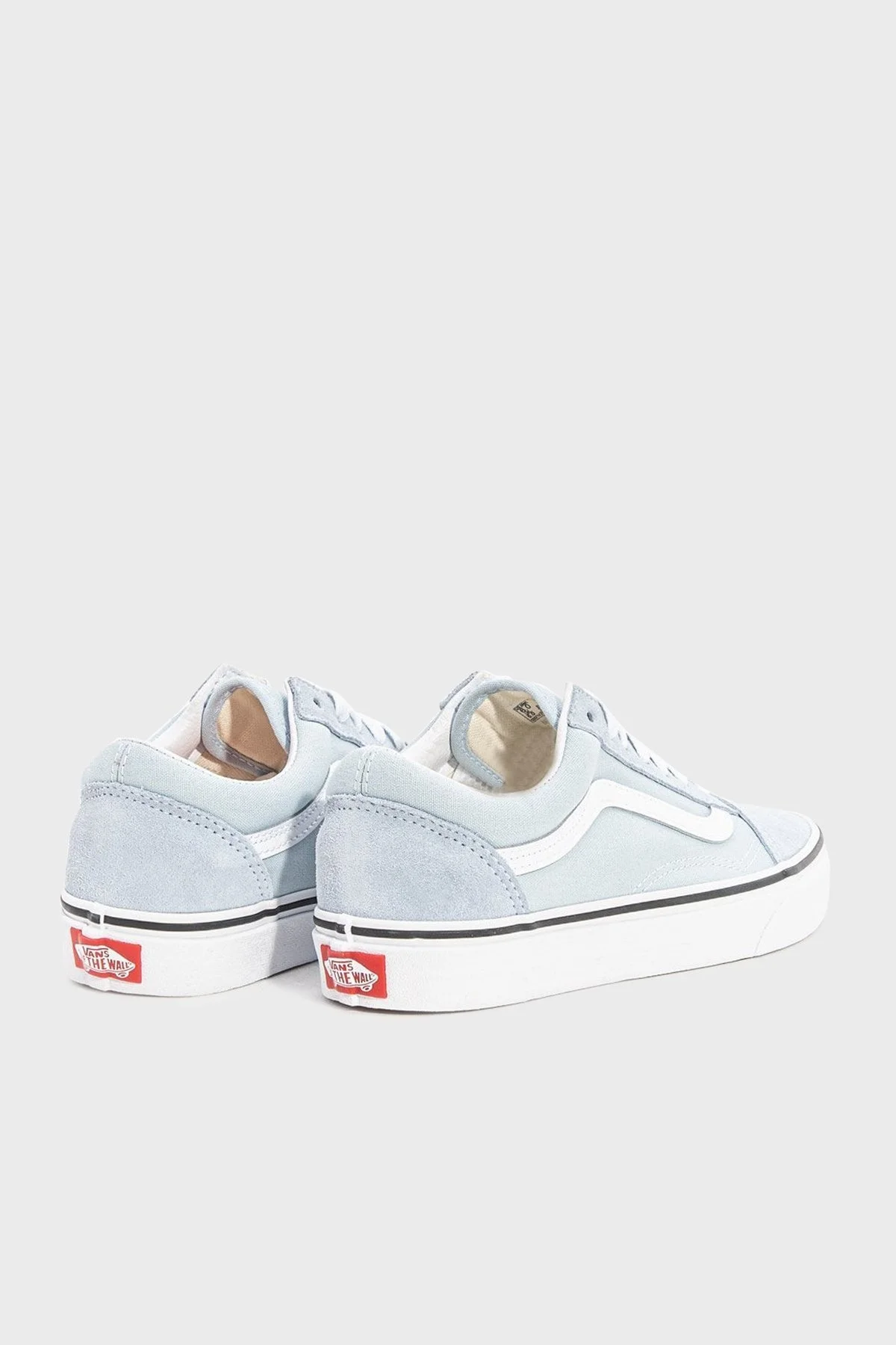 Vans Logolu UA Old Skool Günlük Spor Unisex Ayakkabı VN0A38G1Q6K1 Açık Mavi-Beyaz - 3