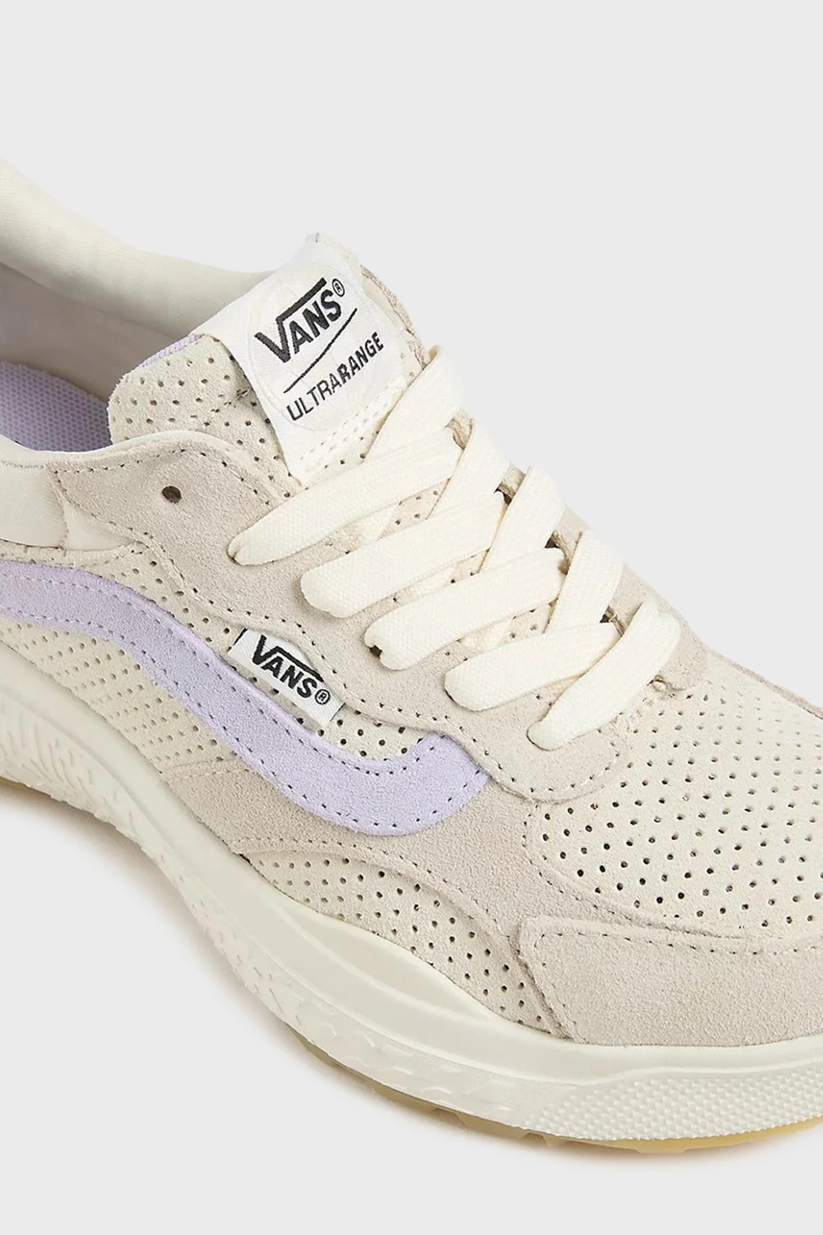 Vans MTE UltraRange Neo VR3 Deri Logolu Sneaker Unisex Ayakkabı VN000CWEWHP1 BEYAZ-MOR - 4