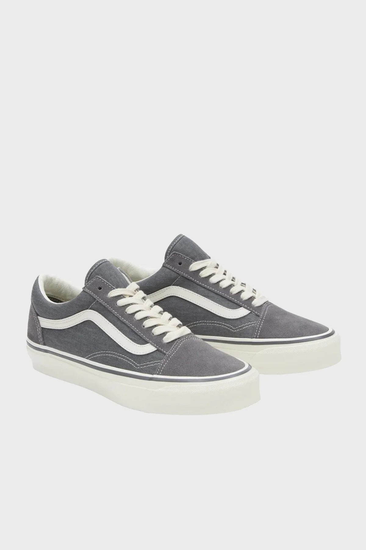 Vans Old Skool 36 Süet Sneaker Erkek Ayakkabı VN000CT9PWT1 GRİ - 2