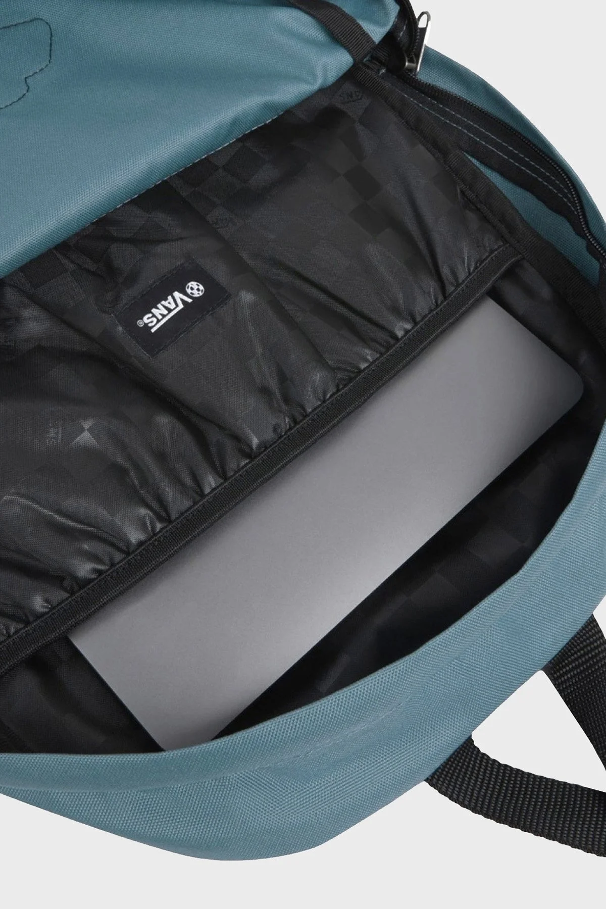 Vans Old Skool Classic Backpack Logolu Ayarlanabilir Çift Askılı Unisex Sırt Çantası VN000H4YRV21 GRİ - 4