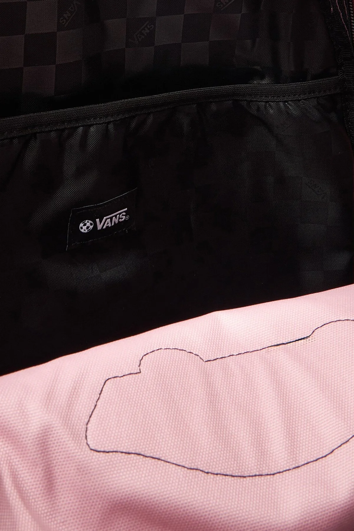 Vans Old Skool Classic Backpack Logolu Ayarlanabilir Çift Omuz Askılı Unisex Sırt Çantası VN000H4YEN71 PEMBE - 4