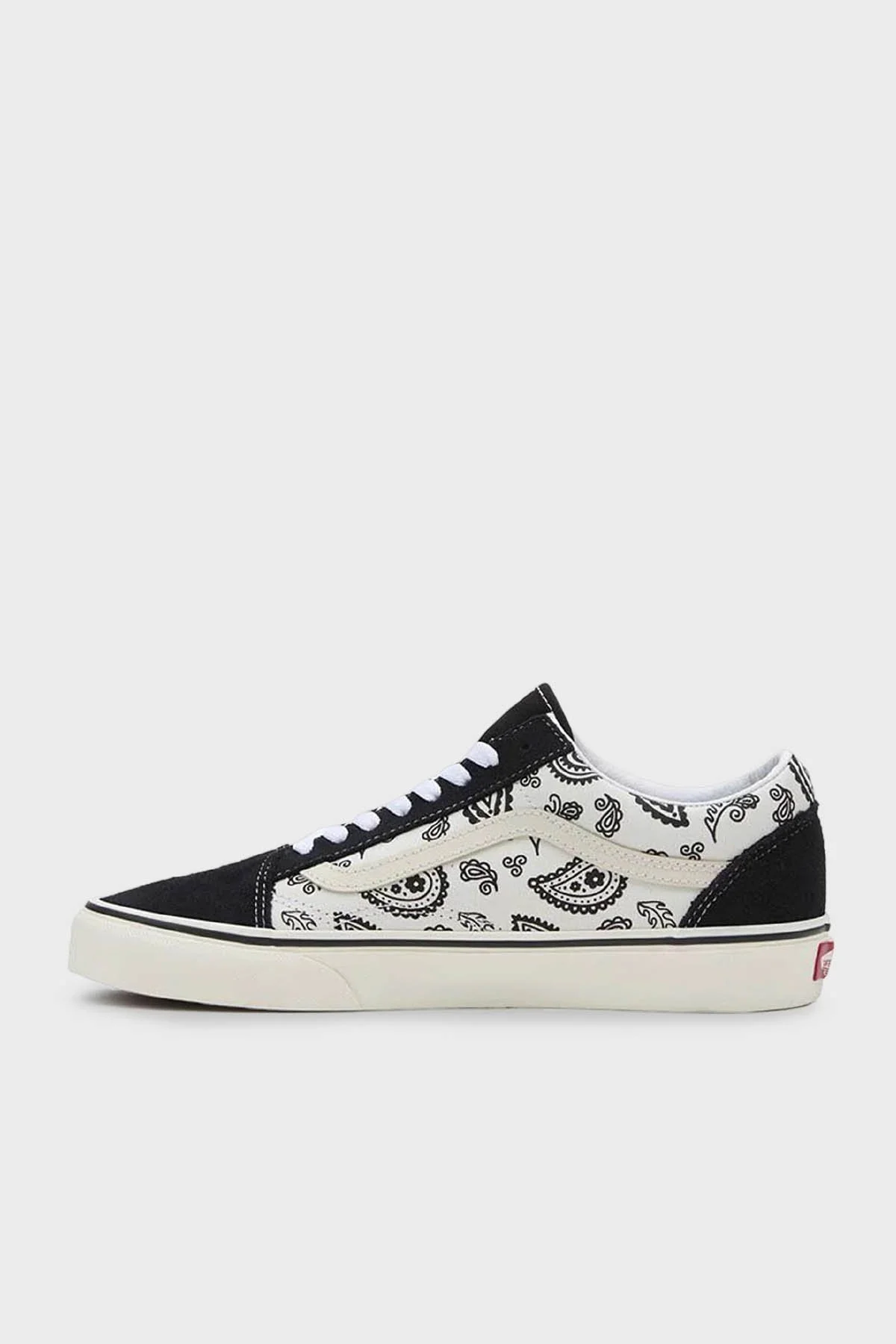 Vans Old Skool Desenli Sneaker Bayan Ayakkabı VN0007NTCCZ1 SİYAH-BEYAZ - 3