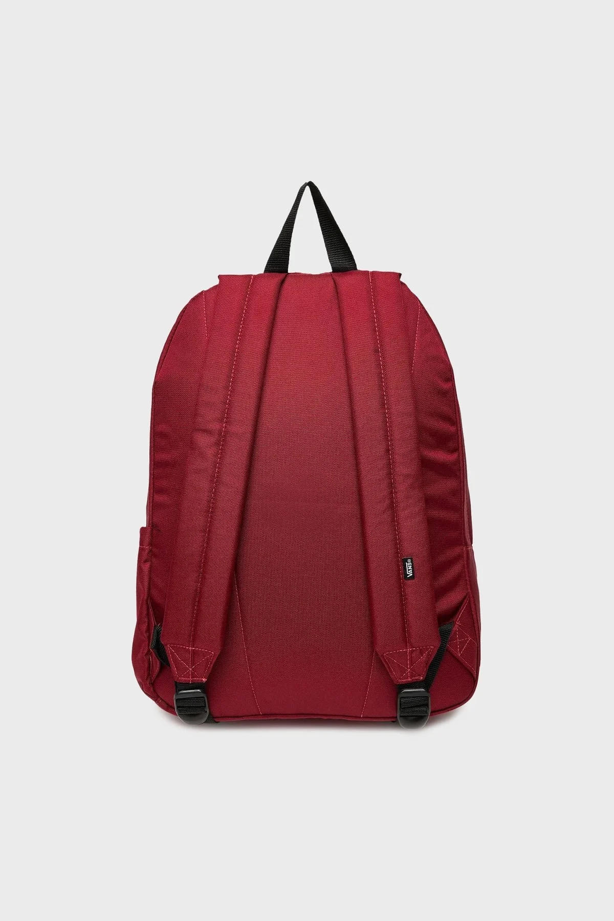 Vans Old Skool Logolu Ayarlanabilir Dolgulu Çift Omuz Askılı Unisex Sırt Çantası VN000H4YBRD1 BORDO - 2
