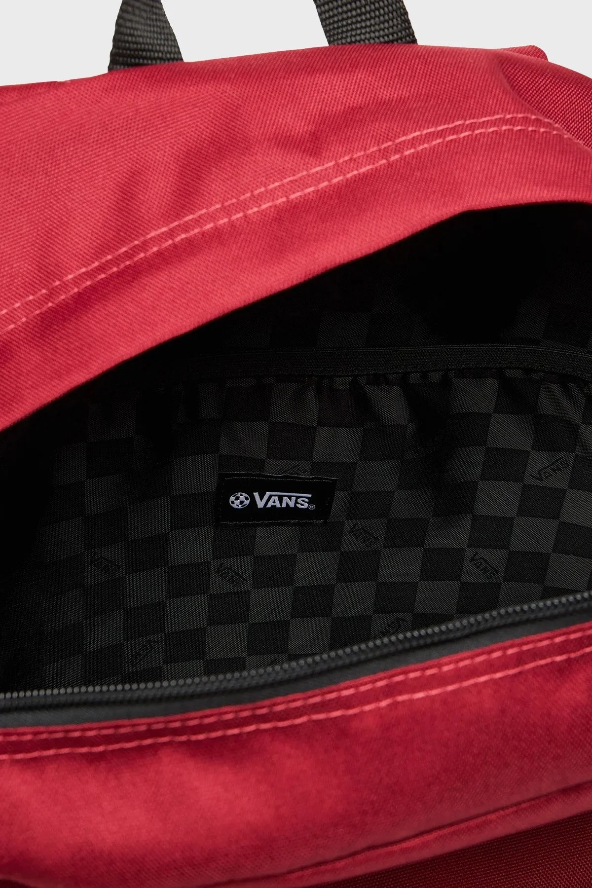 Vans Old Skool Logolu Ayarlanabilir Dolgulu Çift Omuz Askılı Unisex Sırt Çantası VN000H4YBRD1 BORDO - 4