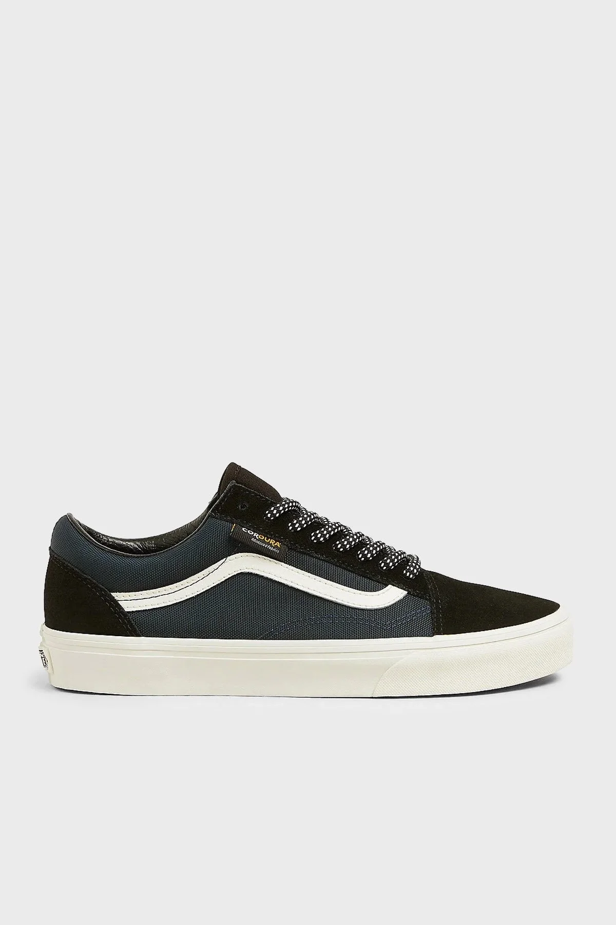 Vans Old Skool Logolu Süet Detaylı Bağcıklı Sneaker Unisex Ayakkabı VN000CT8LKZ1 SİYAH-LACİVERT - 1