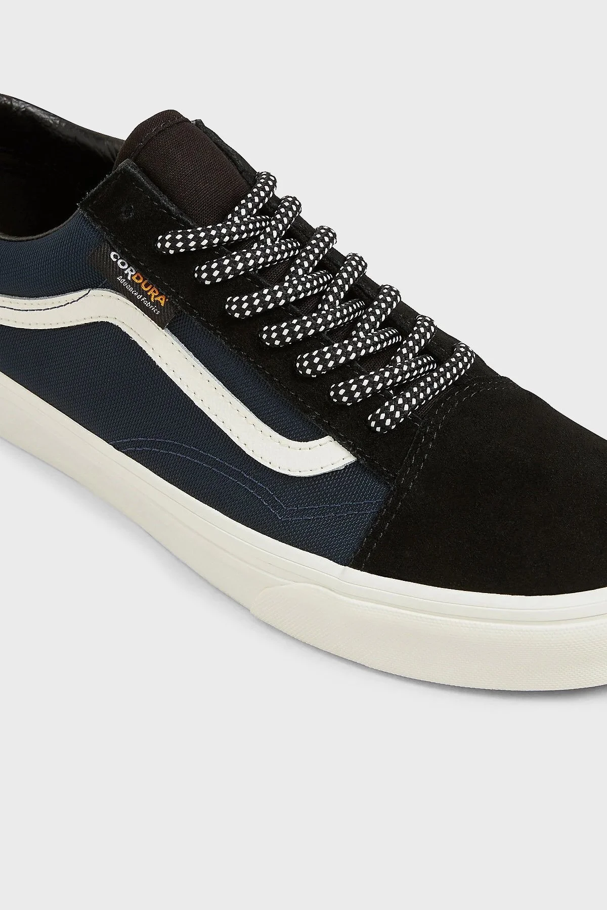 Vans Old Skool Logolu Süet Detaylı Bağcıklı Sneaker Unisex Ayakkabı VN000CT8LKZ1 SİYAH-LACİVERT - 3
