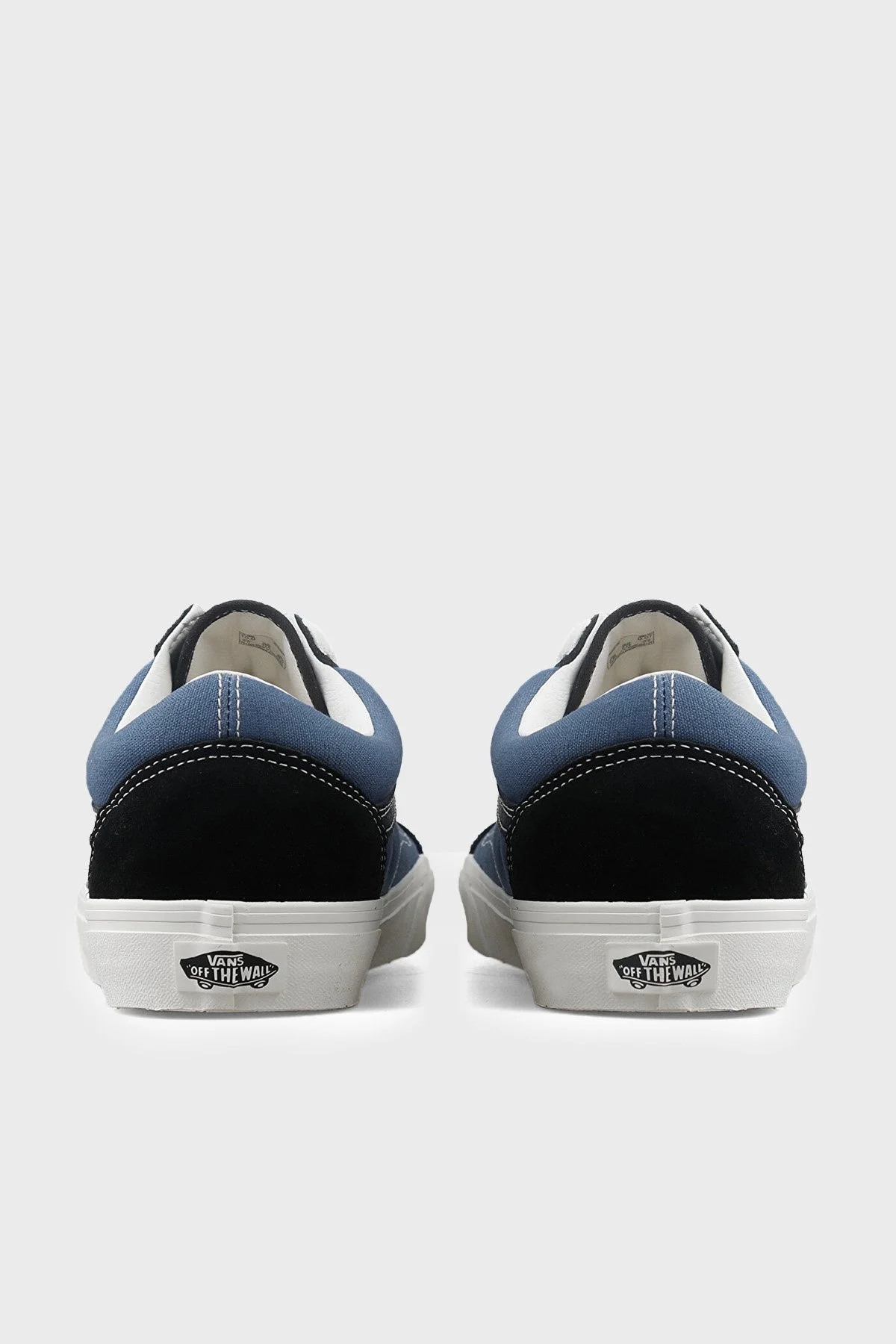Vans Old Skool Logolu Süet Detaylı Sneaker Unisex Ayakkabı VN000D7ZNGV1 Mavi-Siyah - 4