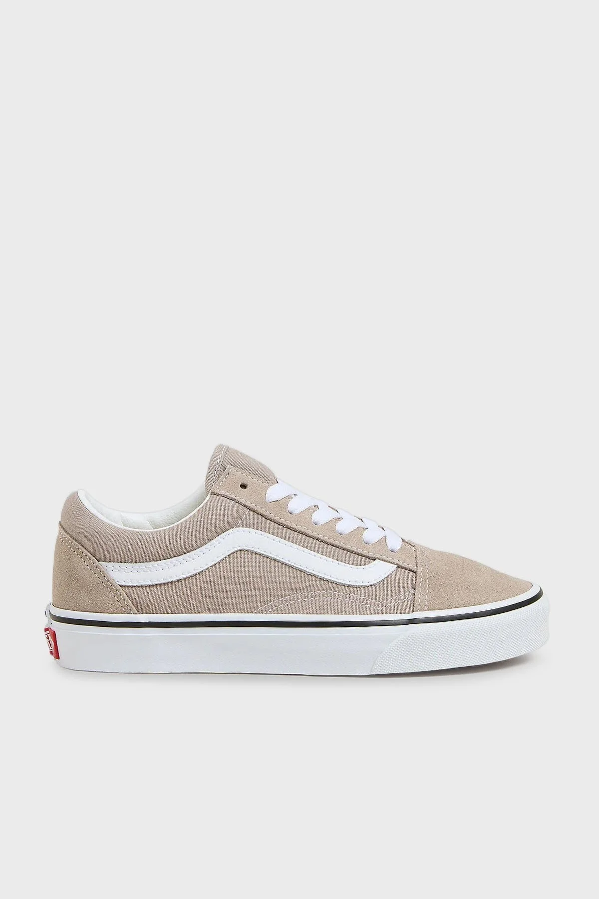 Vans Old Skool Logolu Süet Sneaker Unisex Ayakkabı VN000CT8HCZ1 BEJ - 1