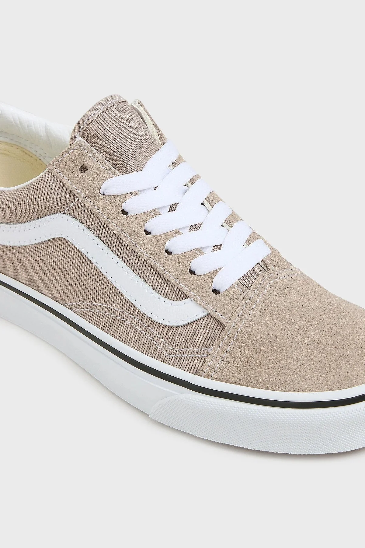 Vans Old Skool Logolu Süet Sneaker Unisex Ayakkabı VN000CT8HCZ1 BEJ - 5