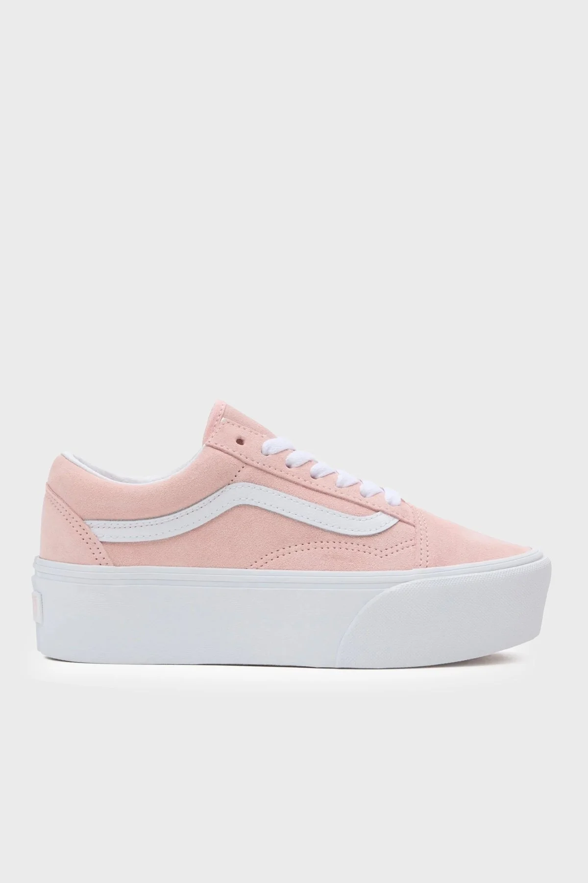 Vans Old Skool Stackform Platform Sneaker Bayan Ayakkabı VN0009PZCHN1 AÇIK PEMBE - 1
