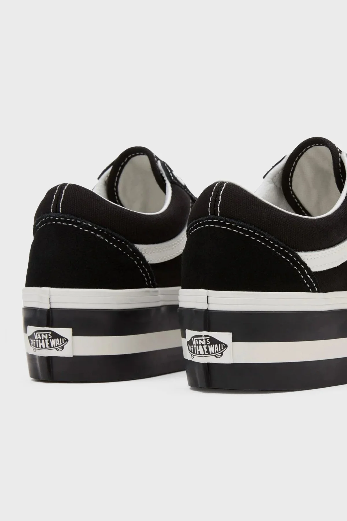 Vans Old Skool Stackform Sneaker Unisex Ayakkabı VN0009PZBZW1 SİYAH-BEYAZ - 6