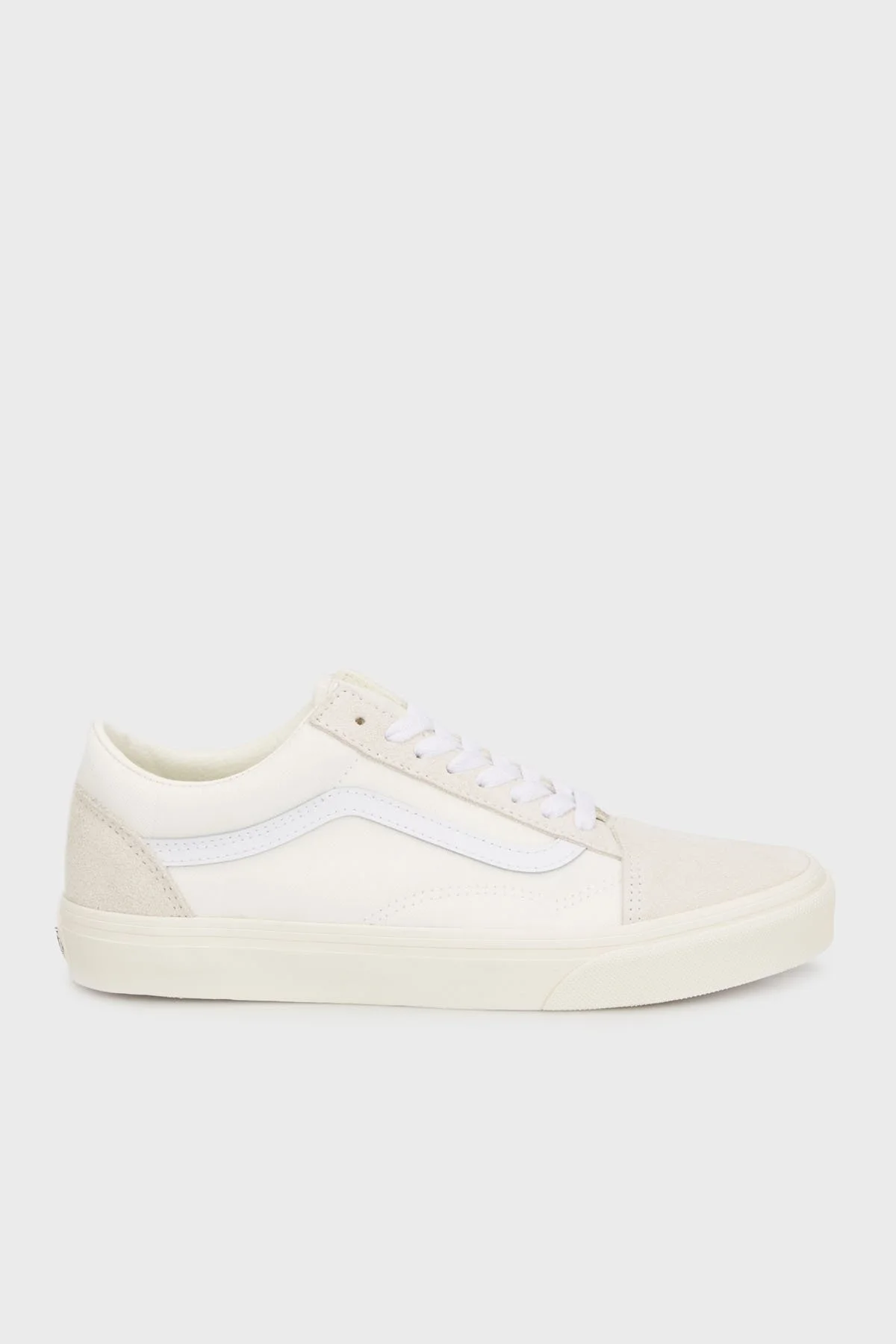 Vans Old Skool Süet Logolu Sneaker Unisex Ayakkabı VN000D5NWHT1 BEYAZ - 1
