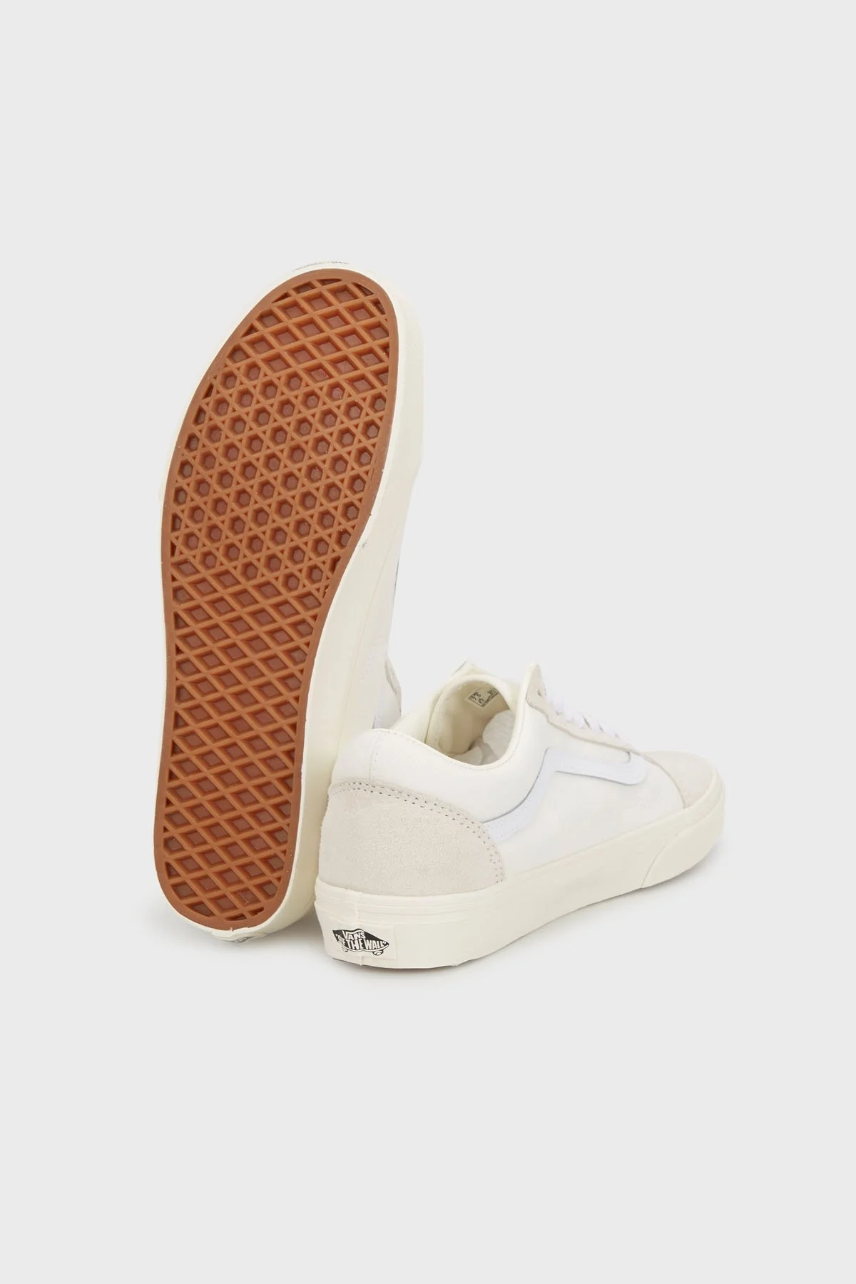 Vans Old Skool Süet Logolu Sneaker Unisex Ayakkabı VN000D5NWHT1 BEYAZ - 4