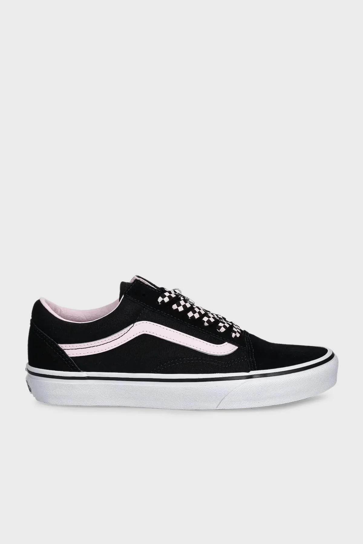 Vans Old Skool Süet Logolu Sneaker Unisex Ayakkabı VN000D6WY281 SİYAH-BEYAZ - 1