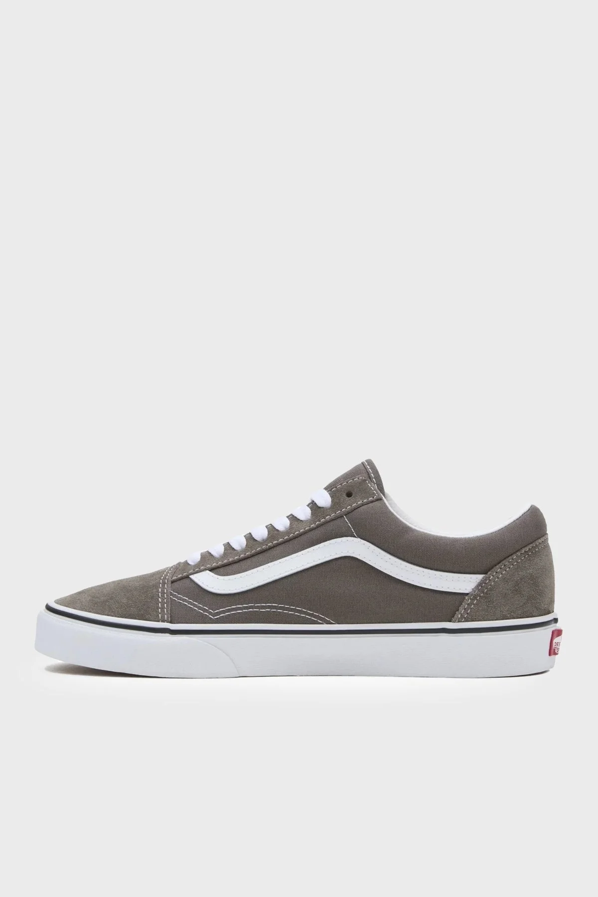 Vans Old Skool Süet Sneaker Erkek Ayakkabı VN0005UF9JC1 GRİ - 4
