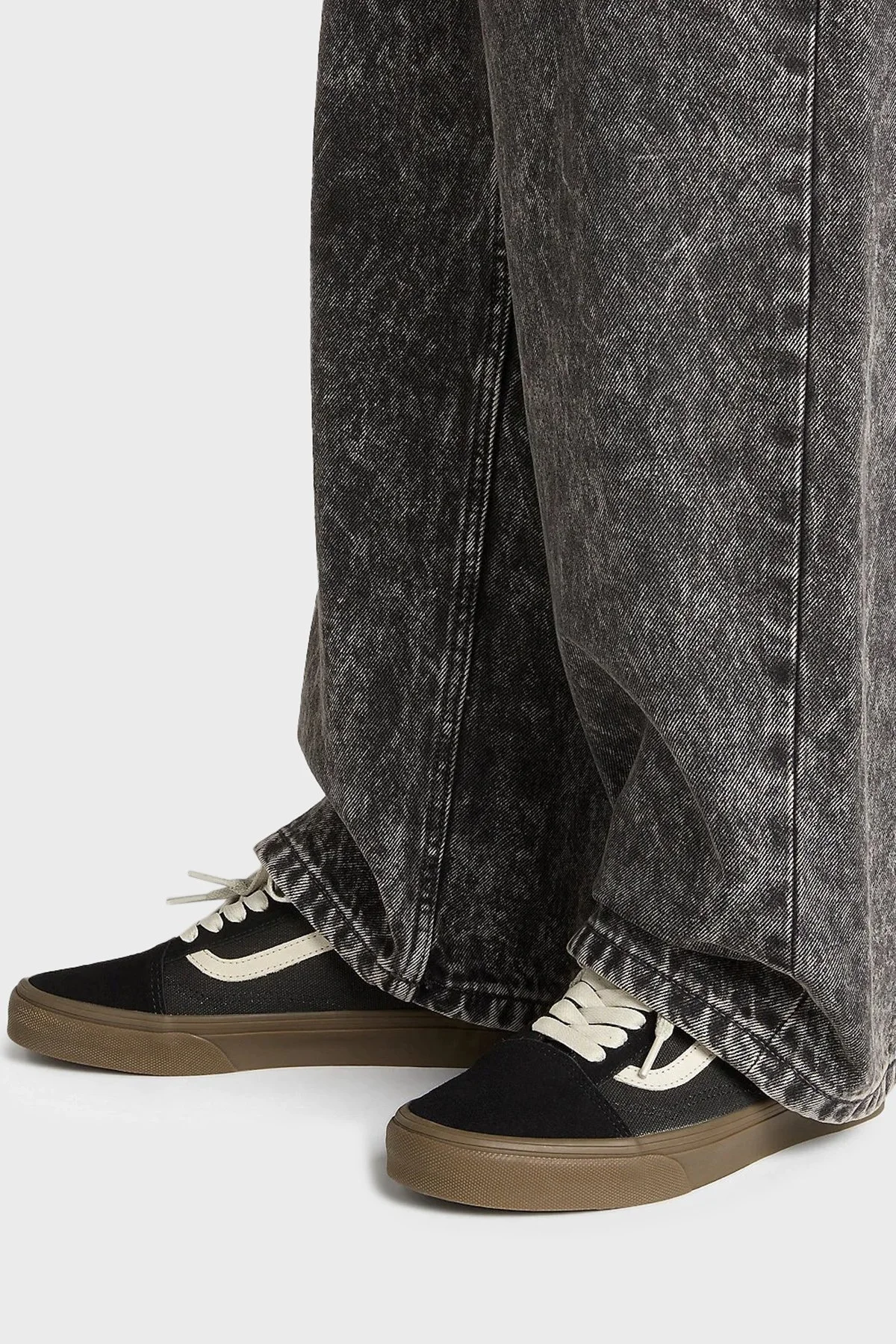 Vans Old Skool Süet ve Kanvas Sneaker Unisex Ayakkabı VN0A2Z42BMA1 SİYAH - 2