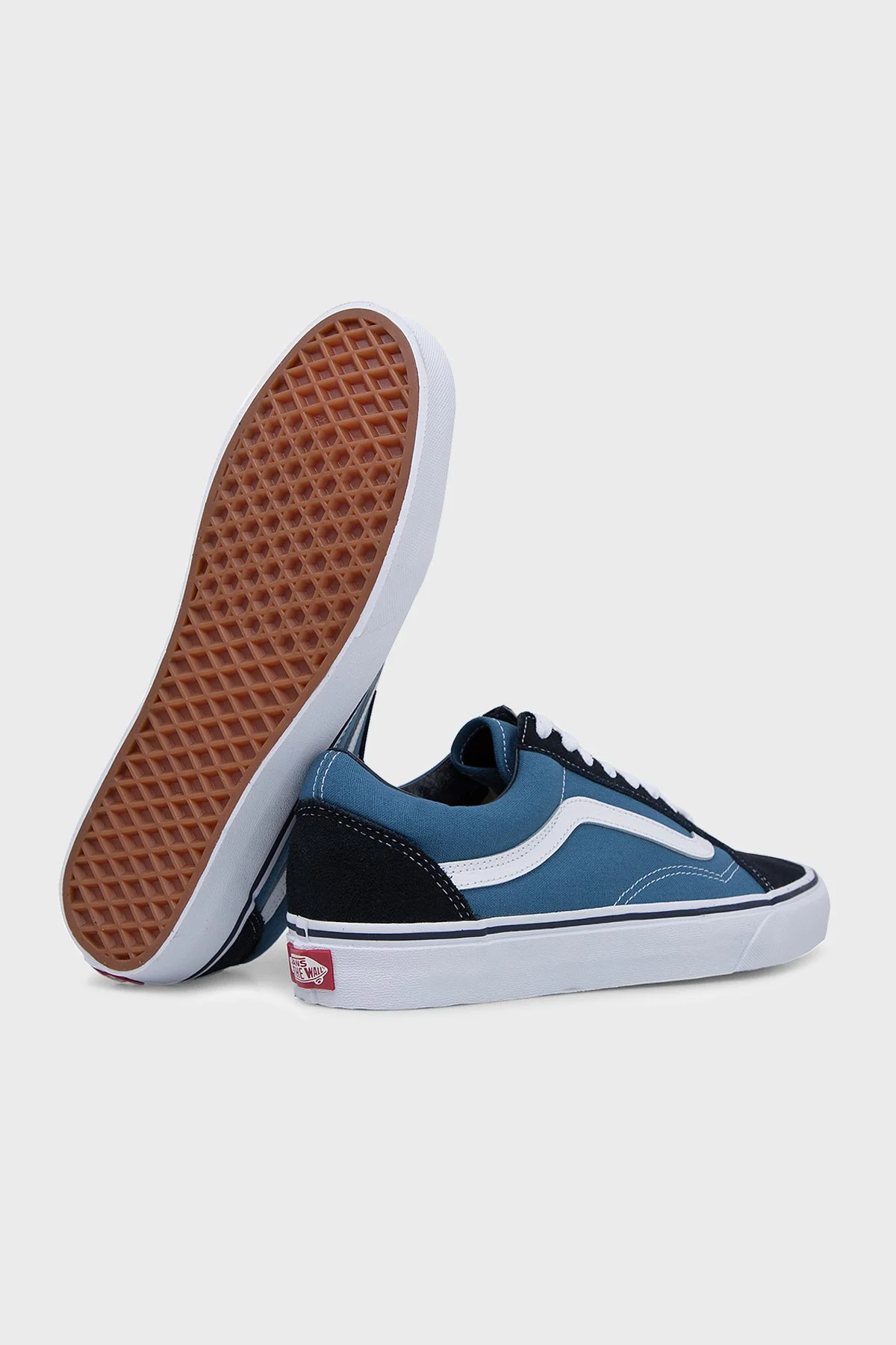 Vans Old Skool Unisex Ayakkabı VN000D3HNVY1 LACİVERT-MAVİ - 4