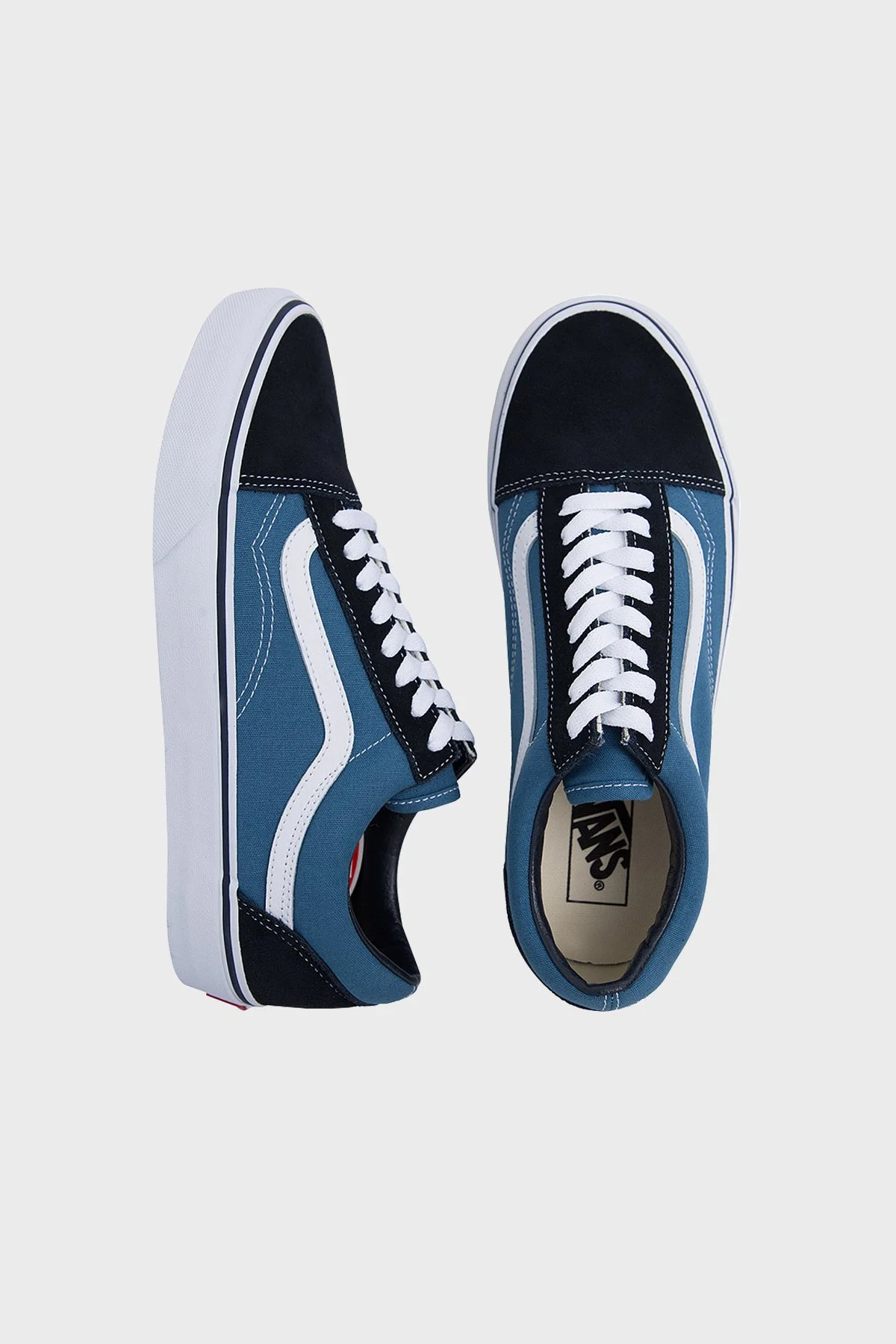 Vans Old Skool Unisex Ayakkabı VN000D3HNVY1 LACİVERT-MAVİ - 5