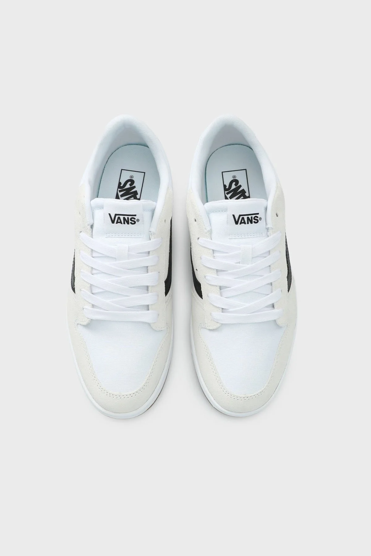 Vans Ryland LS Logolu Sneaker Erkek Ayakkabı VN000D49YB21 BEYAZ-SİYAH - 4