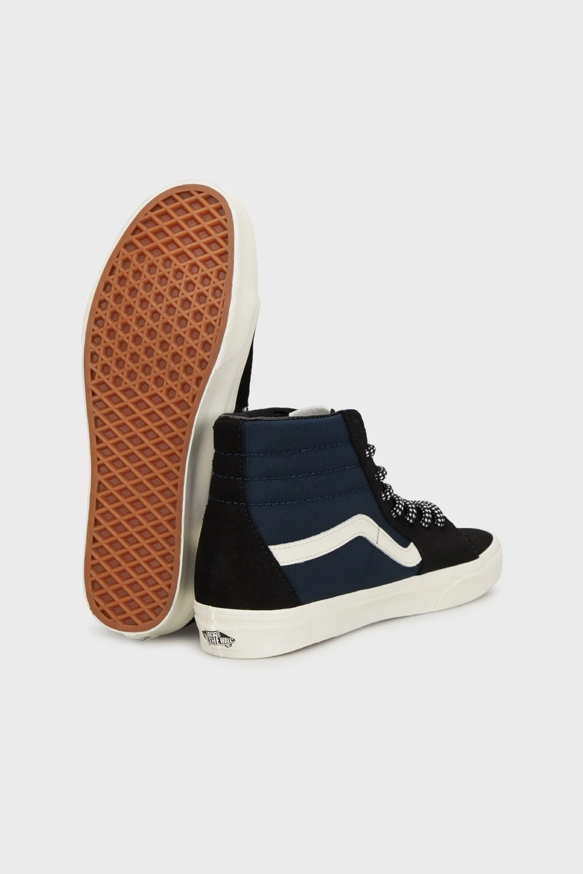 Vans SK8-Hi Logolu Bilekli Sneaker Unisex Ayakkabı VN000CMXLKZ1 SİYAH-LACİVERT - 4
