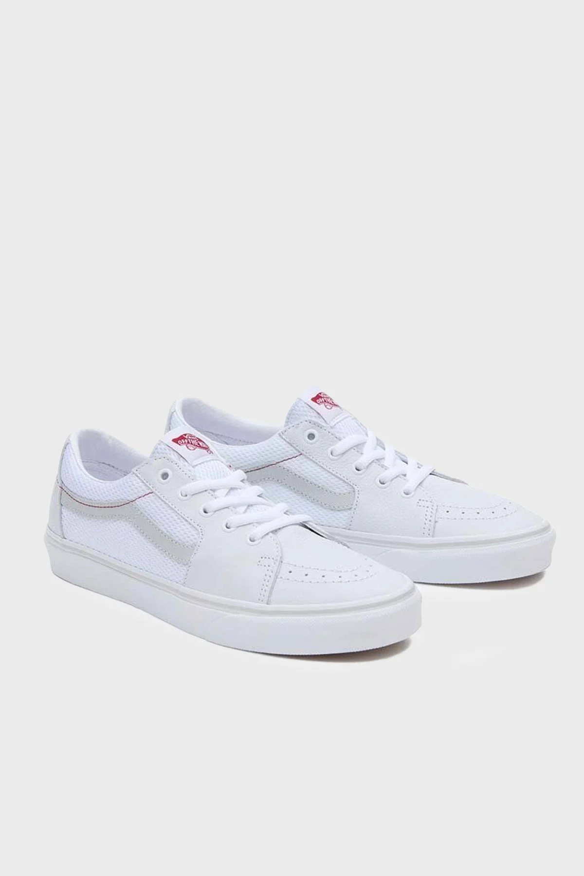 Vans SK8-Low Sneaker Unisex Ayakkabı VN000BVXYF91 BEYAZ-KIRMIZI - 2