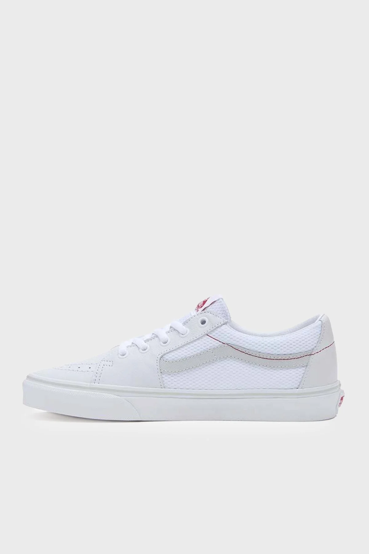 Vans SK8-Low Sneaker Unisex Ayakkabı VN000BVXYF91 BEYAZ-KIRMIZI - 3