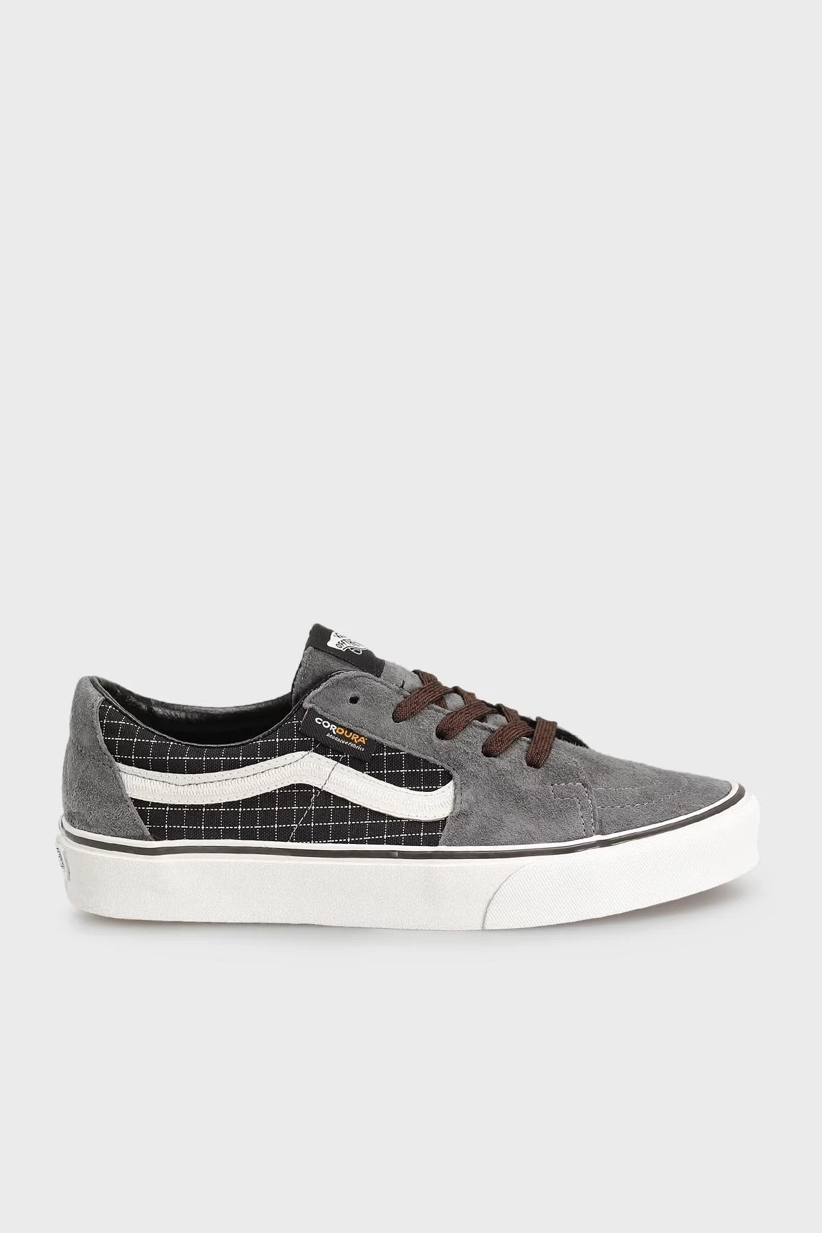 Vans SK8-Low Süet Sneaker Unisex Ayakkabı VN0009QRPWT1 GRİ - 1