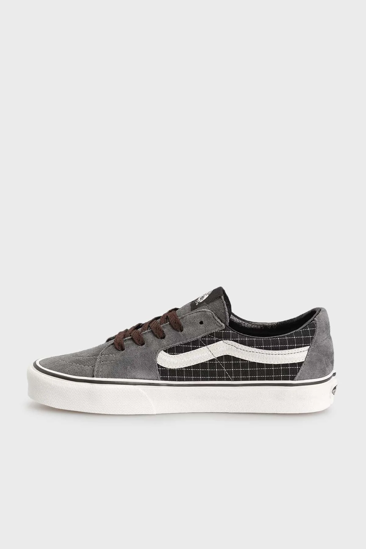 Vans SK8-Low Süet Sneaker Unisex Ayakkabı VN0009QRPWT1 GRİ - 2