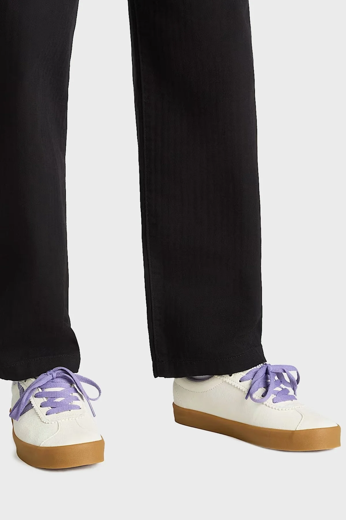 Vans Sport Low Kanvas ve Süet Sneaker Unisex Ayakkabı VN000CQR6PH1 Bej-Lila - 2