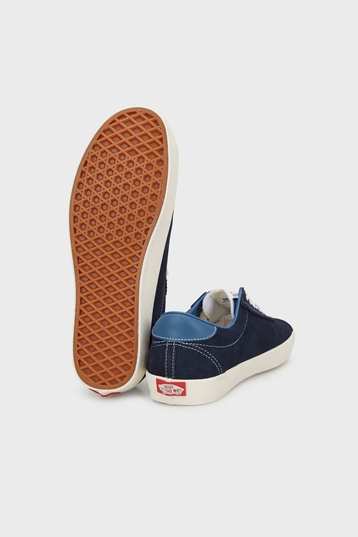 Vans Sport Low Logolu Süet ve Deri Detaylı Sneaker Unisex Ayakkabı VN000D6NJDU1 LACİVERT - 4