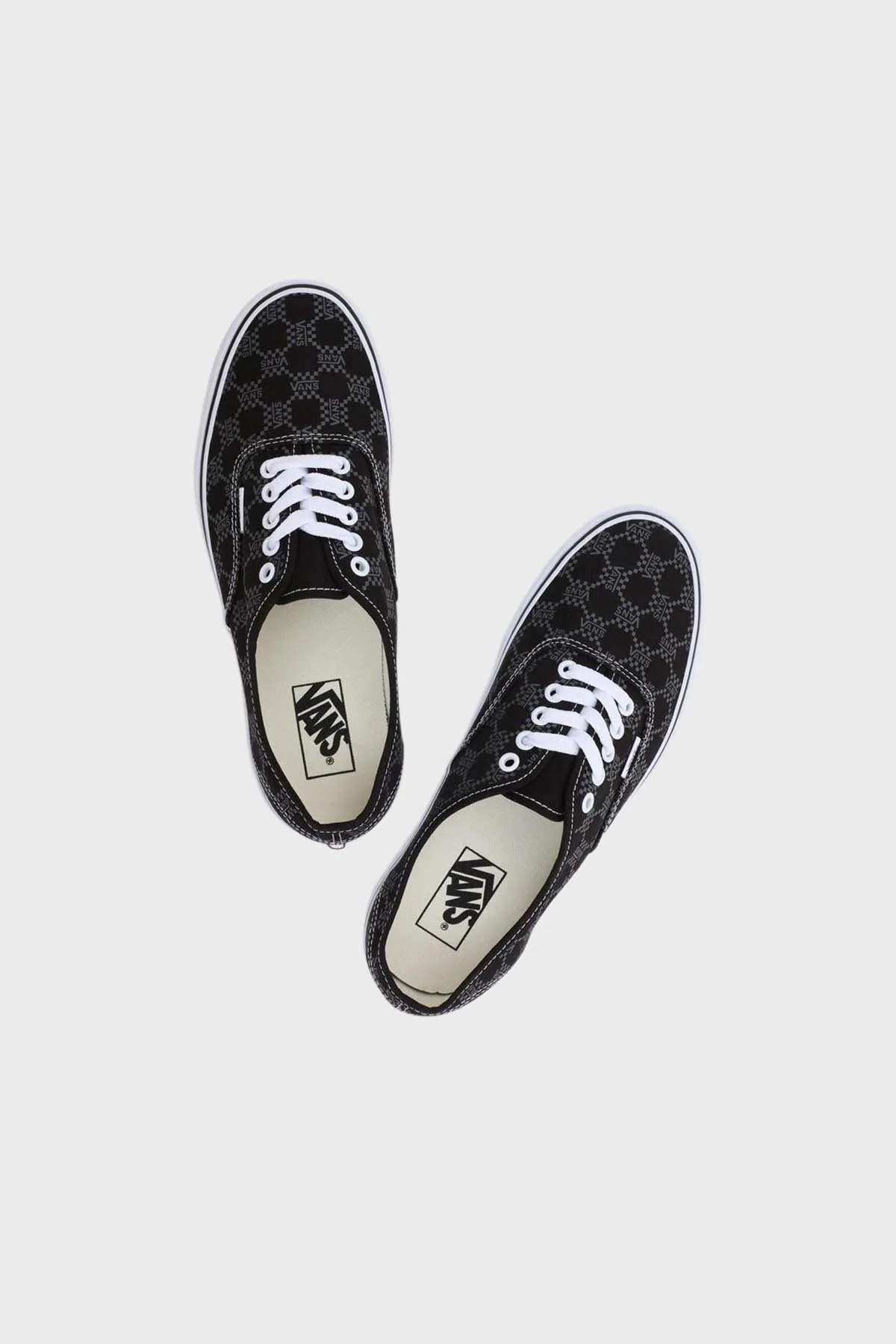 Vans UA Authentic Sneaker Unisex Ayakkabı VN0A5KS9BLA1 SİYAH-GRİ - 4
