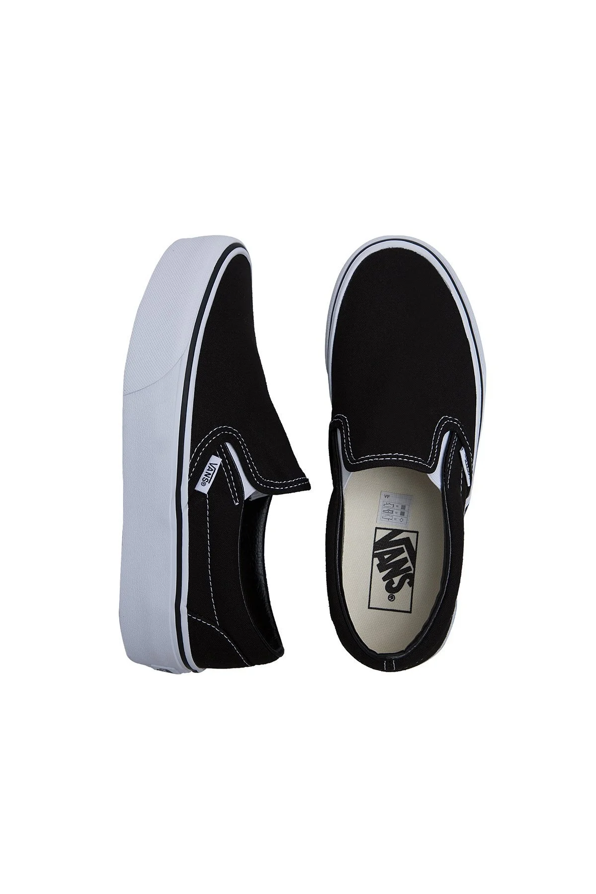Vans UA Classic Slip-On Platform Unisex Ayakkabı VN00018EBLK1 SİYAH - 5