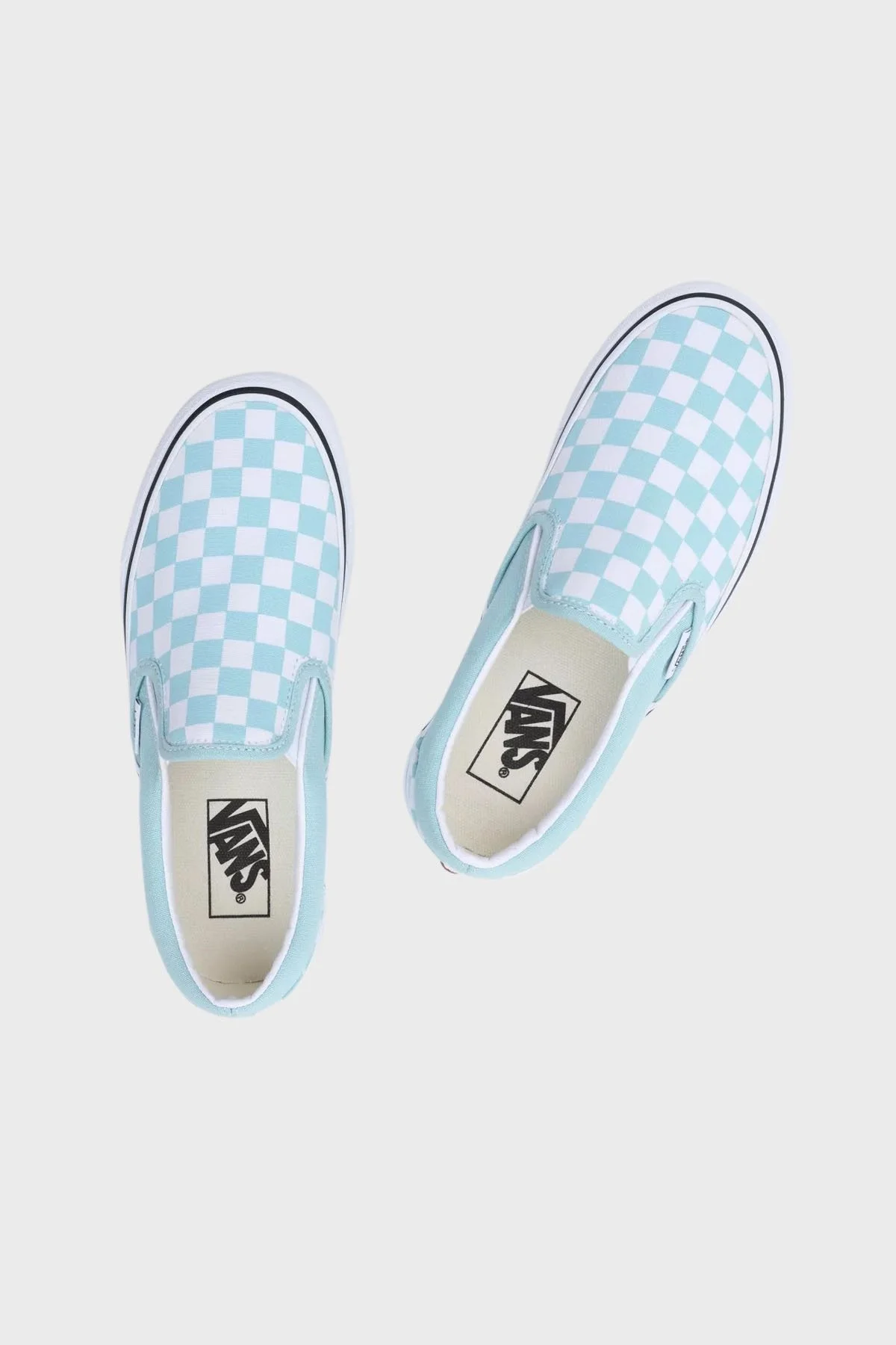 Vans UA Classic Slip-On Unisex Ayakkabı VN0A7Q5DH7O1 BEYAZ-MİNT - 4